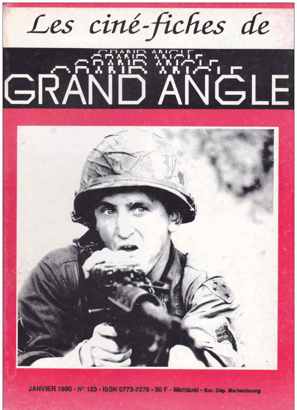 CINE-FICHES DE GRAND ANGLE | LES magazine side cover Issue 123 January 1990