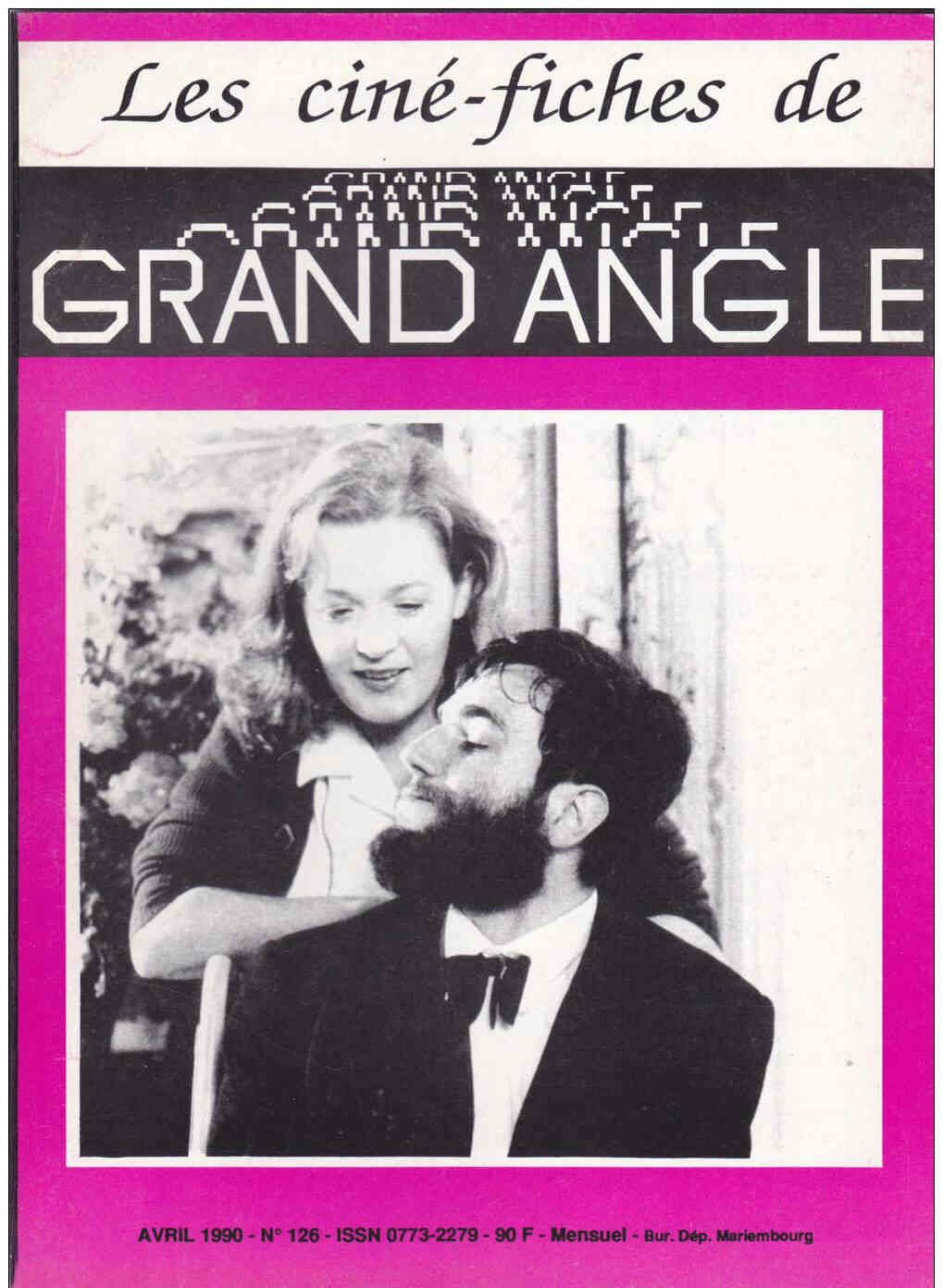 CINE-FICHES DE GRAND ANGLE | LES magazine side cover Issue 126 April 1990