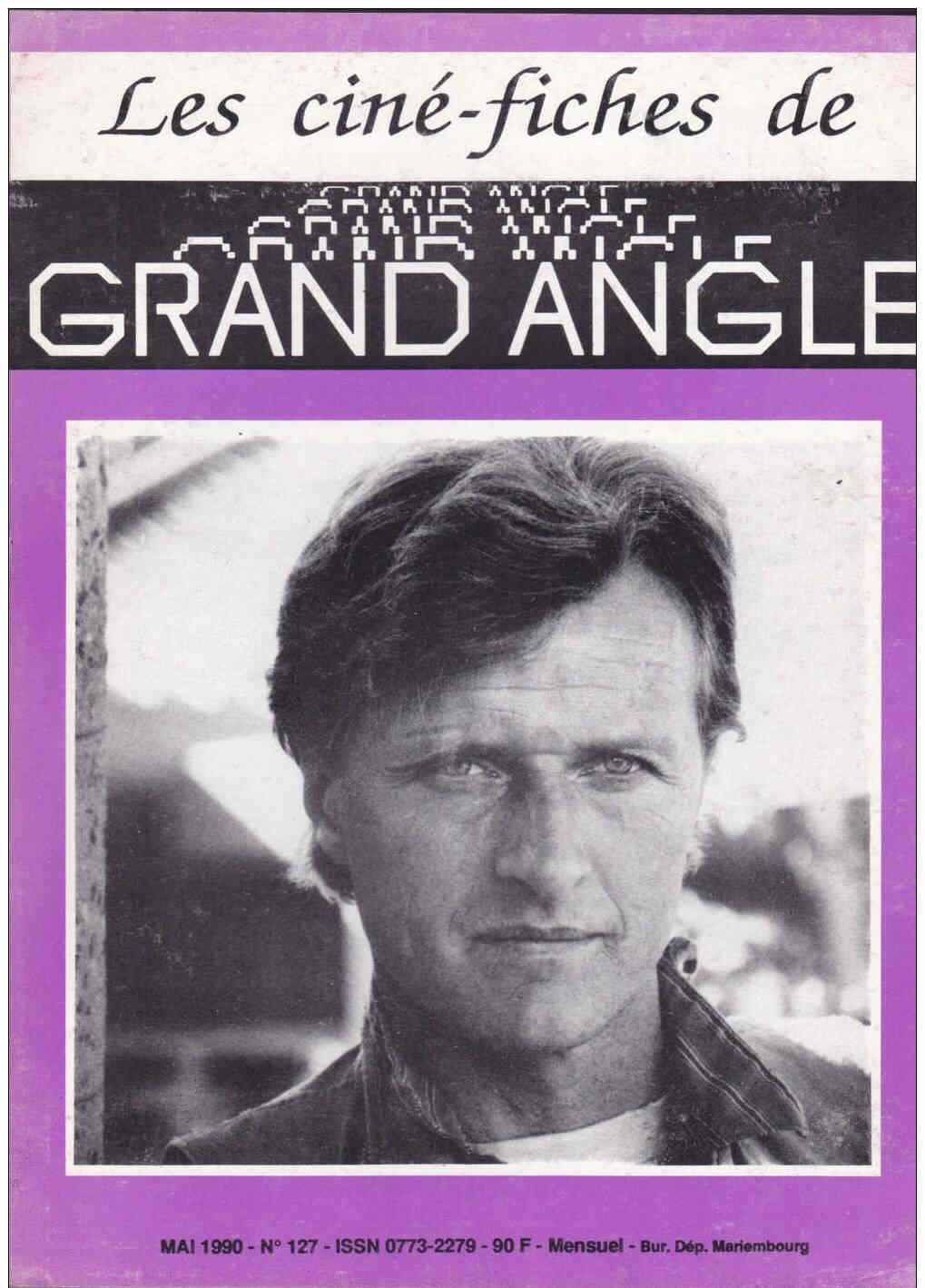 CINE-FICHES DE GRAND ANGLE | LES magazine side cover Issue 127 May 1990