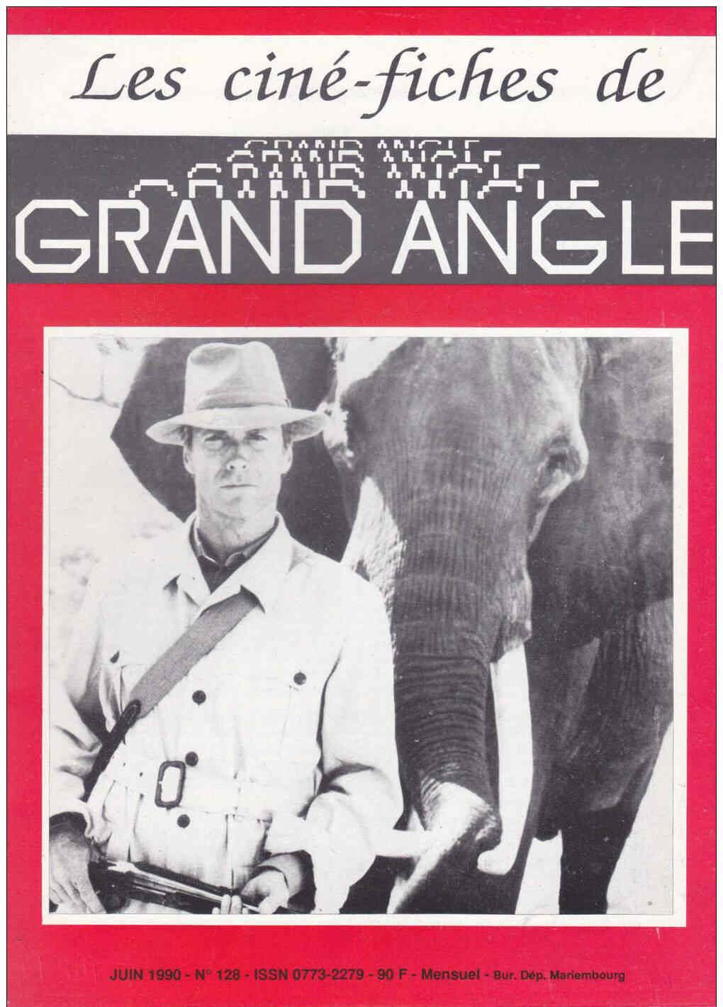 CINE-FICHES DE GRAND ANGLE | LES magazine side cover Issue 128 June 1990