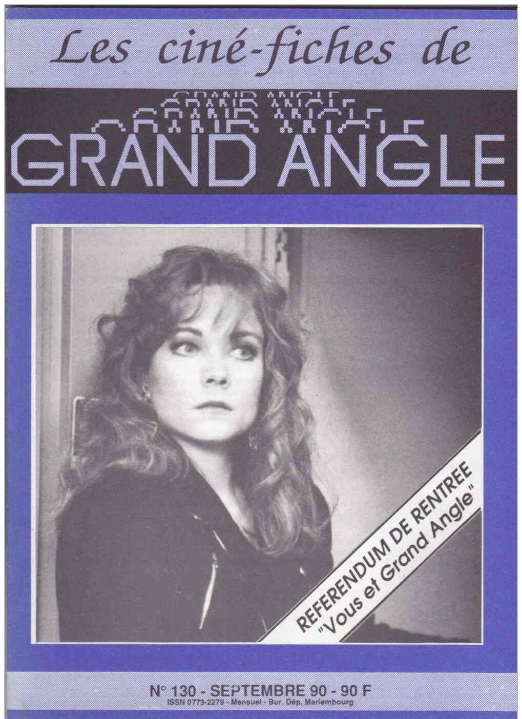 CINE-FICHES DE GRAND ANGLE | LES magazine side cover Issue 130 September 1990