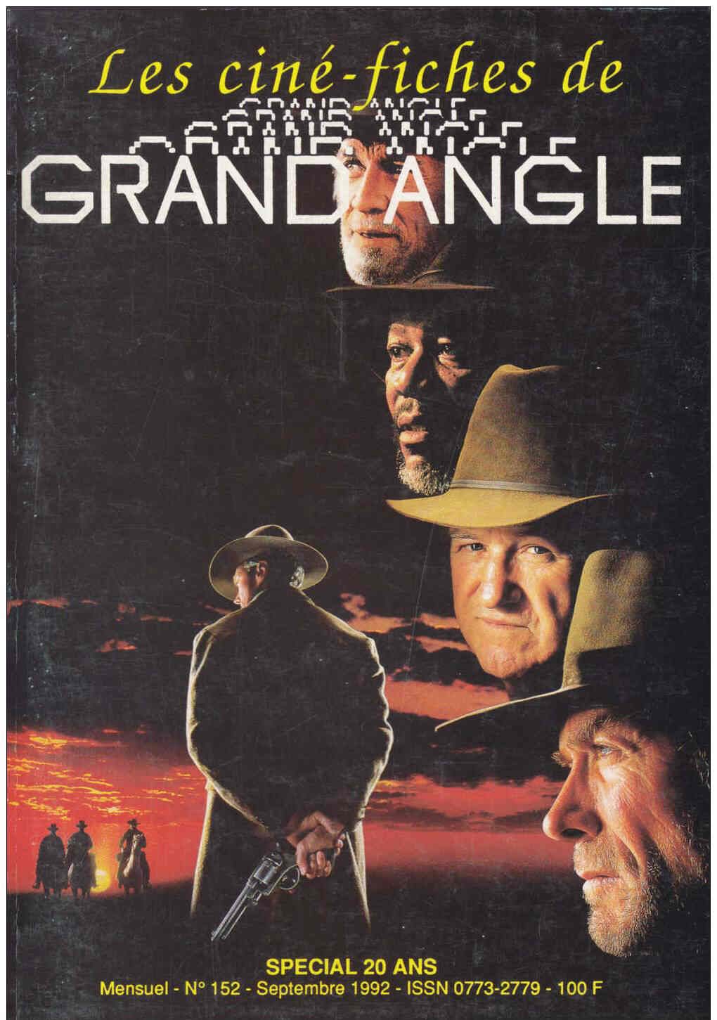 CINE-FICHES DE GRAND ANGLE | LES magazine side cover Issue 152 September 1992