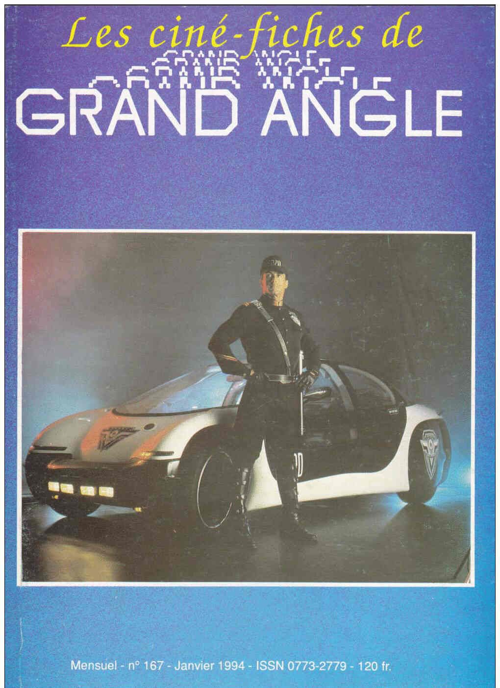 CINE-FICHES DE GRAND ANGLE | LES magazine side cover Issue 167 January 1994