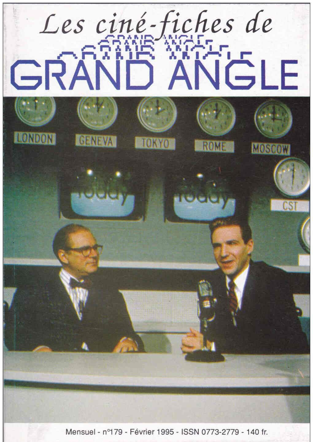 CINE-FICHES DE GRAND ANGLE | LES magazine side cover Issue 179 February 1995