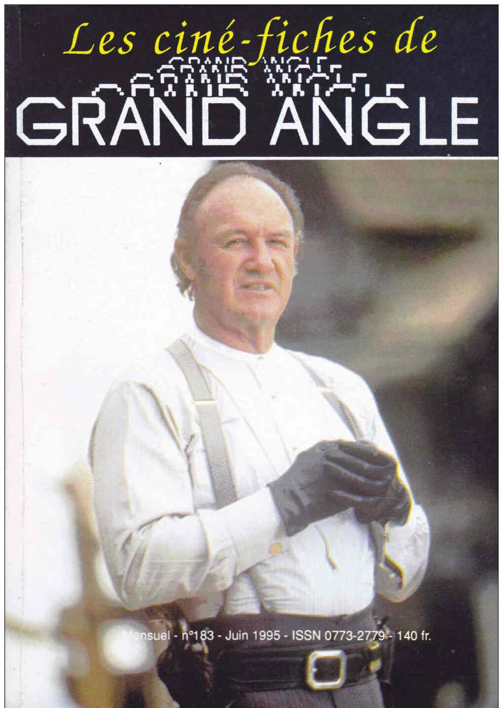 CINE-FICHES DE GRAND ANGLE | LES magazine side cover Issue 183 June 1995