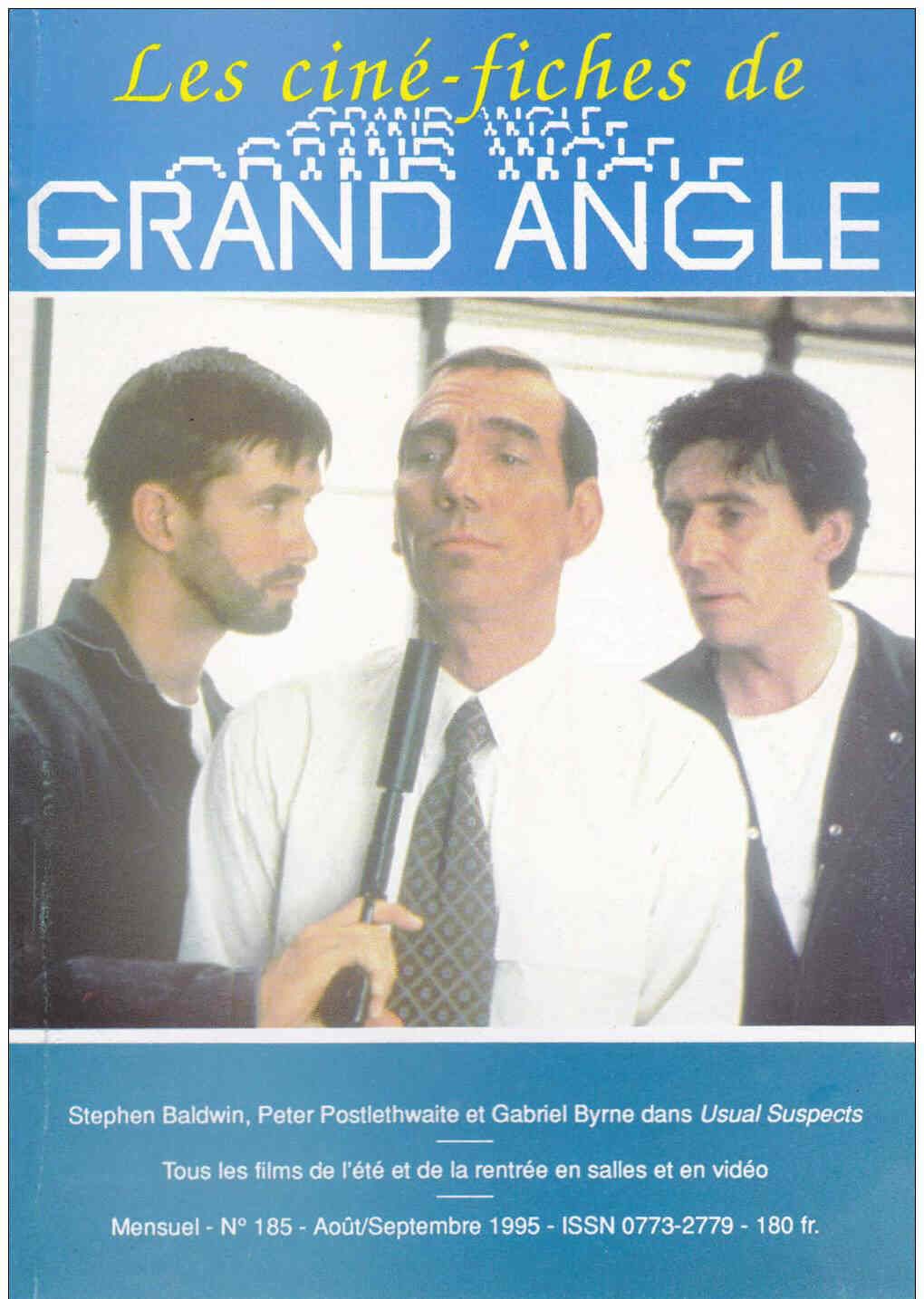 CINE-FICHES DE GRAND ANGLE | LES magazine side cover Issue 185 August/September 1995
