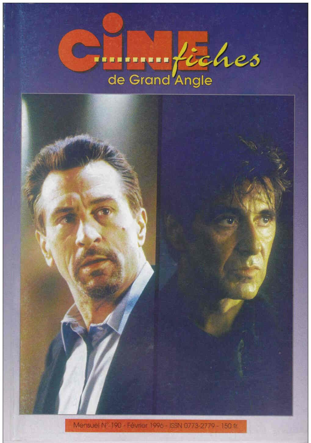 CINE-FICHES DE GRAND ANGLE | LES magazine side cover Issue 190 February 1996