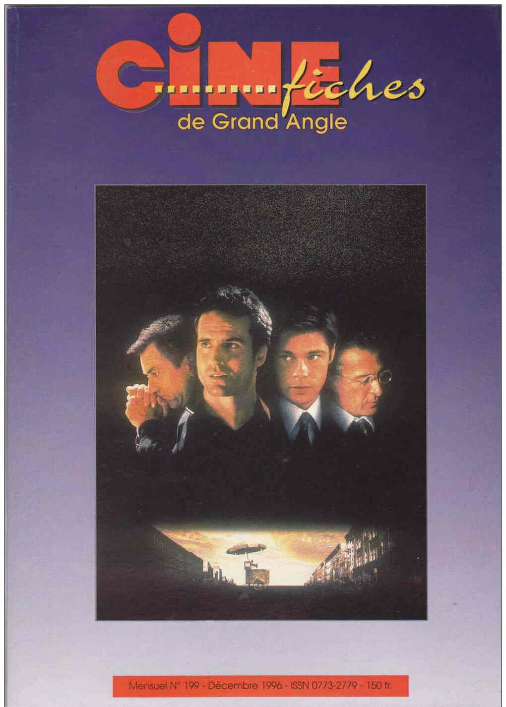 CINE-FICHES DE GRAND ANGLE | LES magazine side cover Issue 199 December 1996