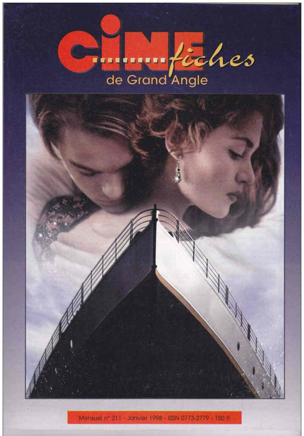 CINE-FICHES DE GRAND ANGLE | LES magazine side cover Issue 211 January 1998