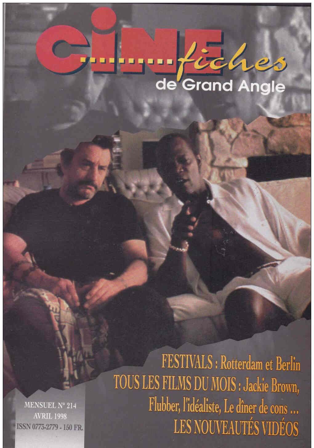 CINE-FICHES DE GRAND ANGLE | LES magazine side cover Issue 214 April 1998