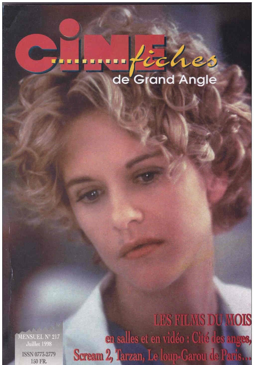 CINE-FICHES DE GRAND ANGLE | LES magazine side cover Issue 217 July 1998