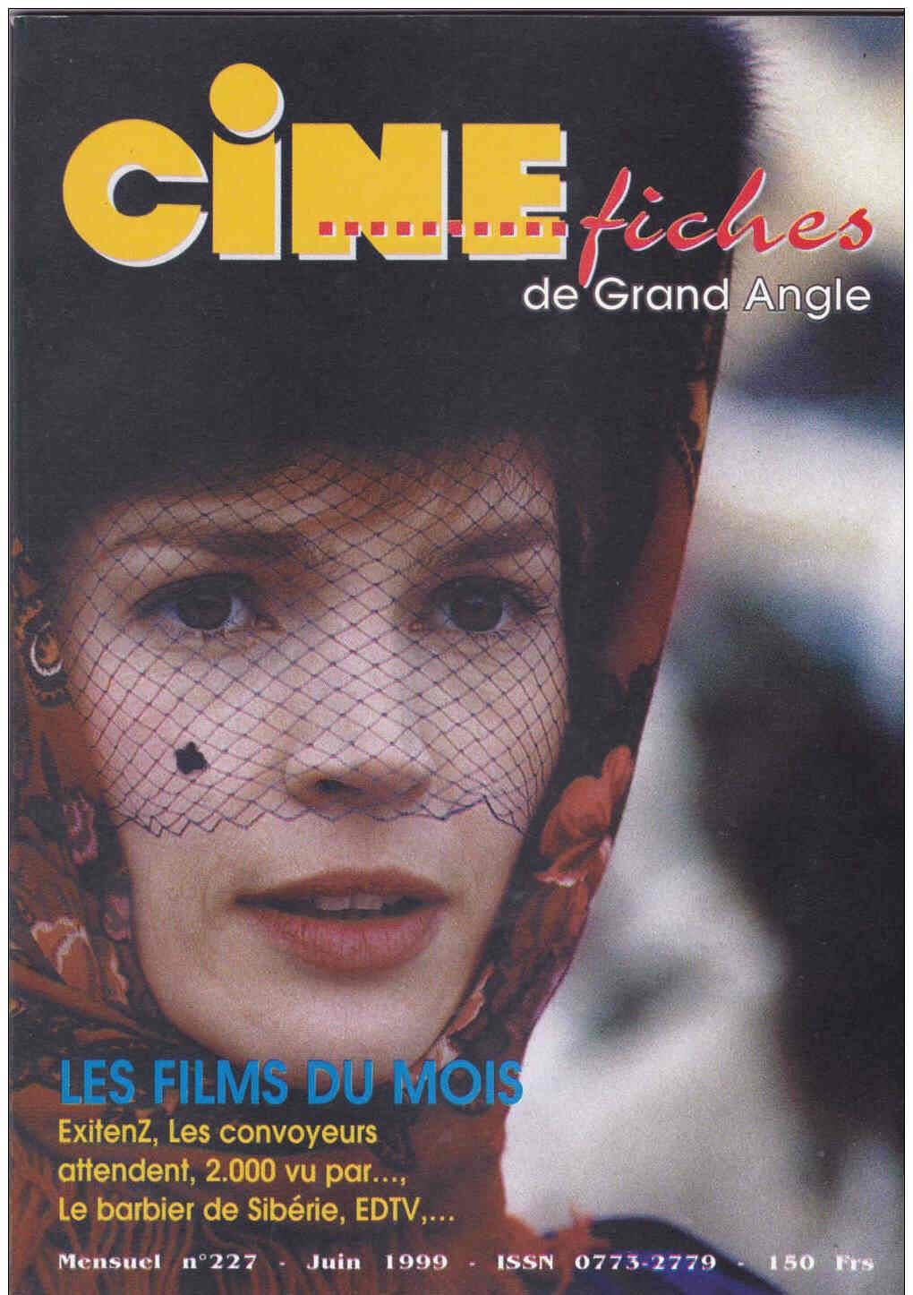 CINE-FICHES DE GRAND ANGLE | LES magazine side cover Issue 227 June 1999