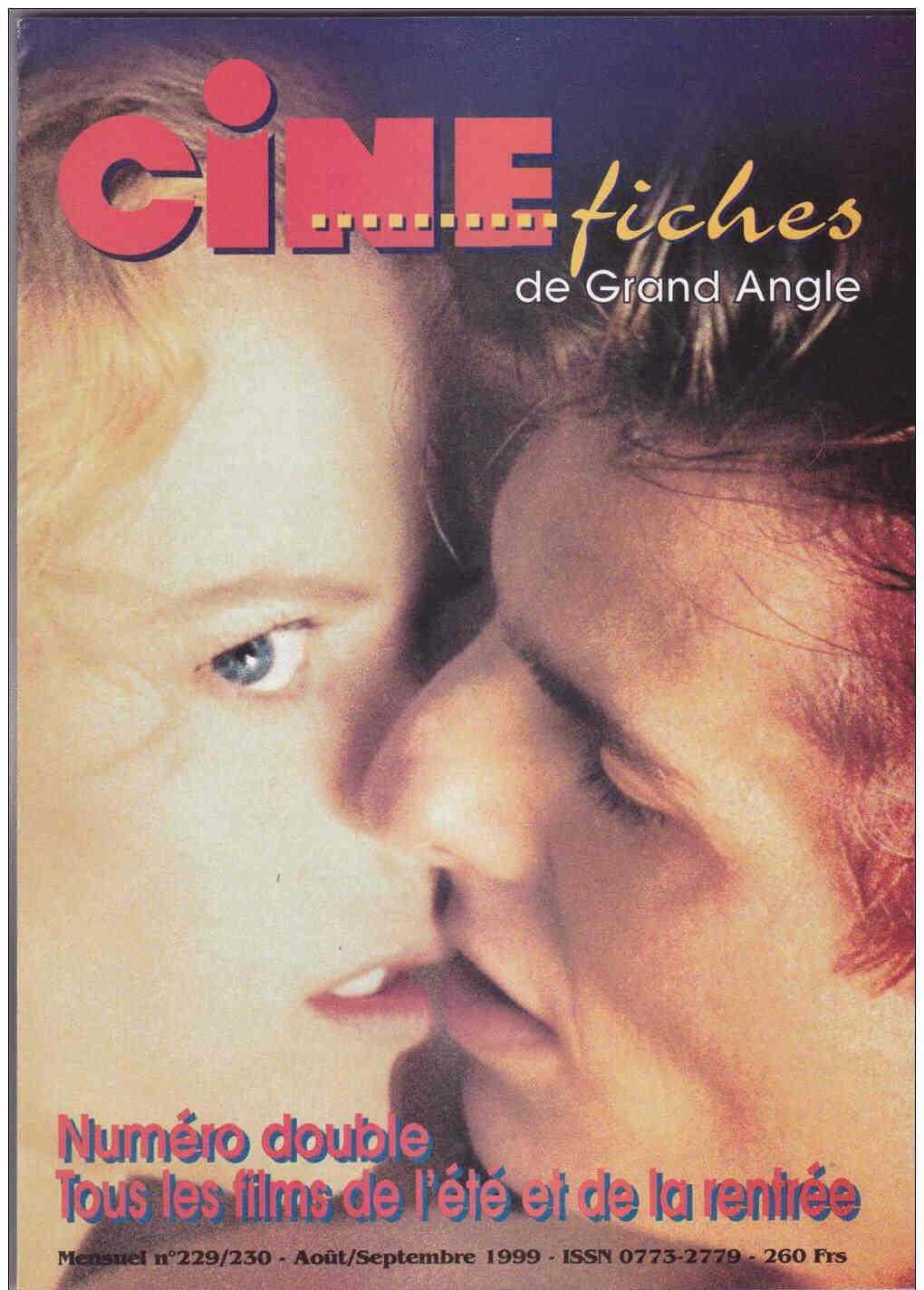 CINE-FICHES DE GRAND ANGLE | LES magazine side cover Issue 229/230 August/September 1999