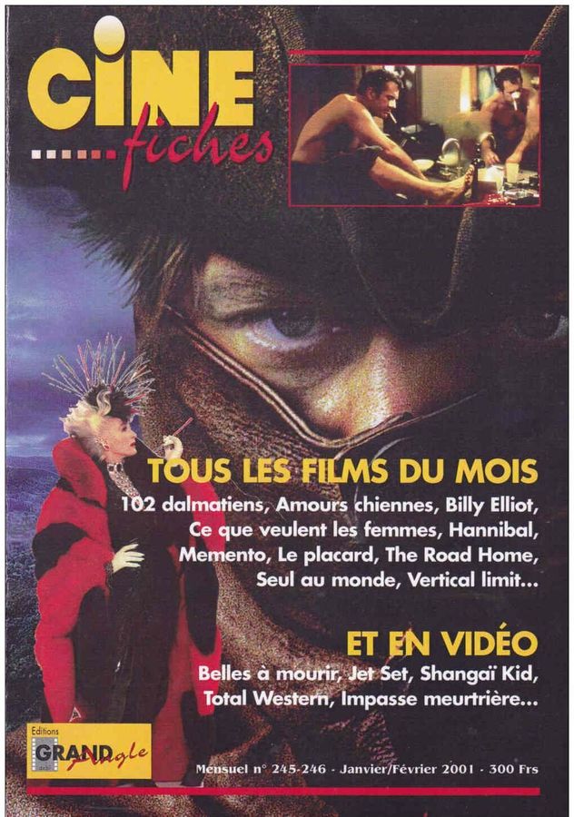 CINE-FICHES DE GRAND ANGLE | LES magazine side cover Issue 245/246 January/February 2001