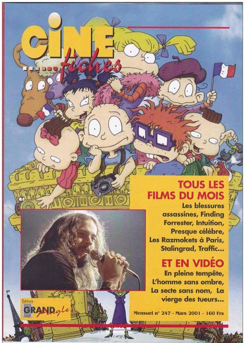 CINE-FICHES DE GRAND ANGLE | LES magazine side cover Issue 247 March 2001