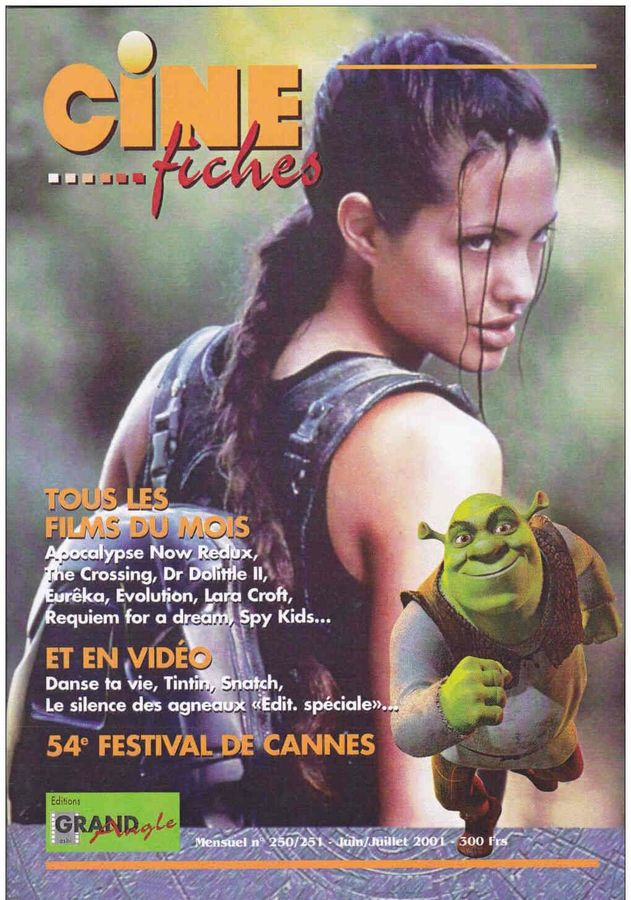 CINE-FICHES DE GRAND ANGLE | LES magazine side cover Issue 250/251 June/July 2001