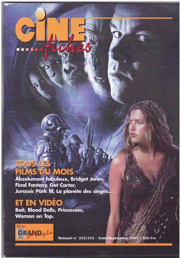 CINE-FICHES DE GRAND ANGLE | LES magazine side cover Issue 252/253 August/September 2001