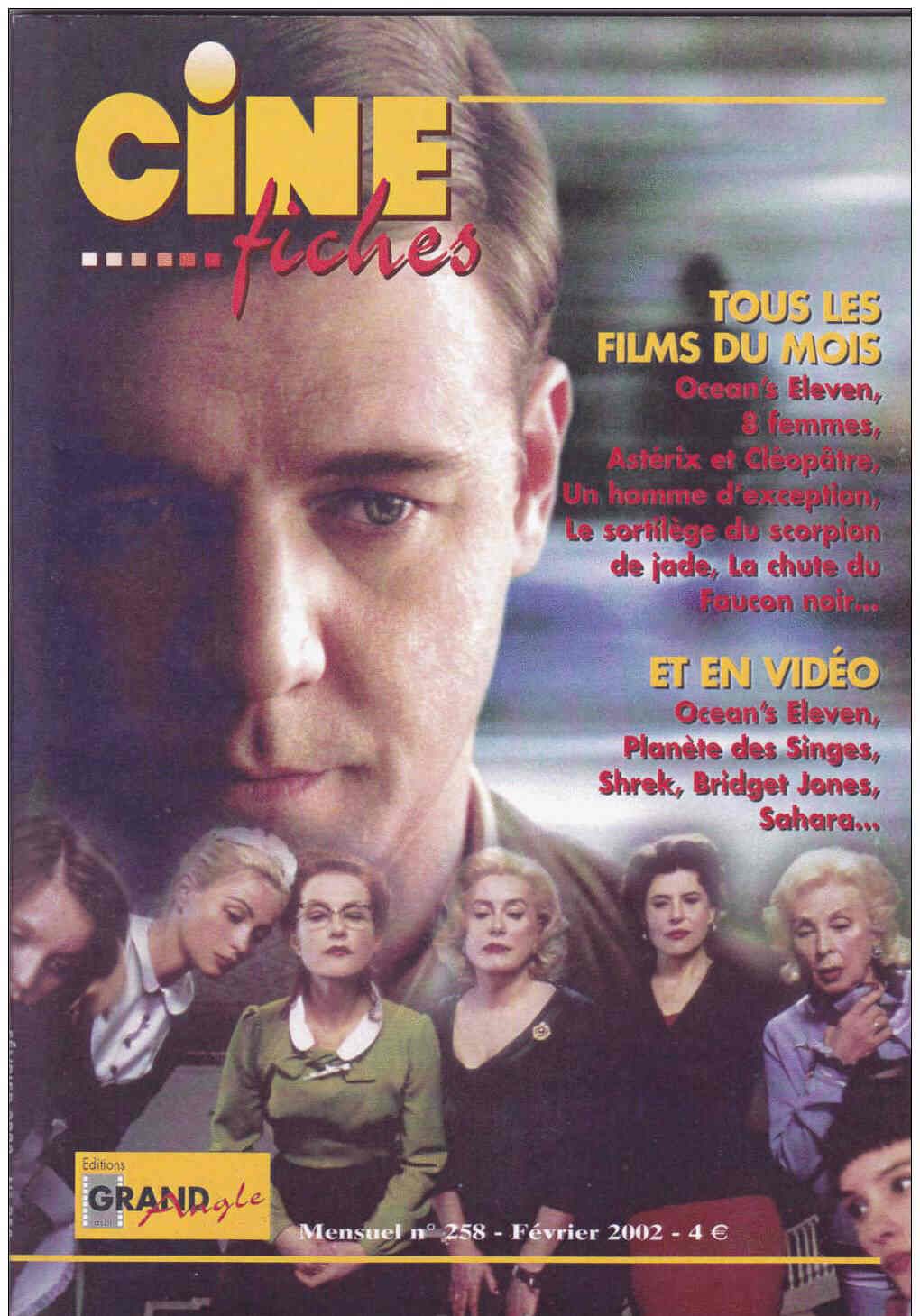 CINE-FICHES DE GRAND ANGLE | LES magazine side cover Issue 258 February 2002