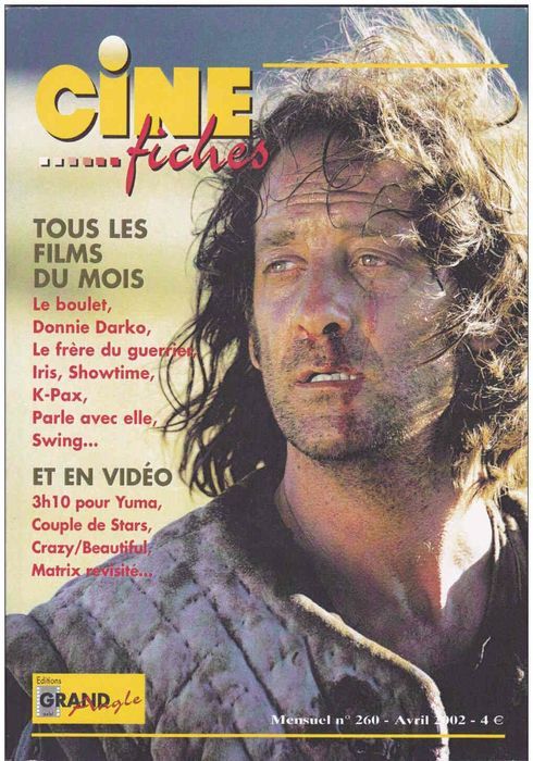 CINE-FICHES DE GRAND ANGLE | LES magazine side cover Issue 260 April 2002