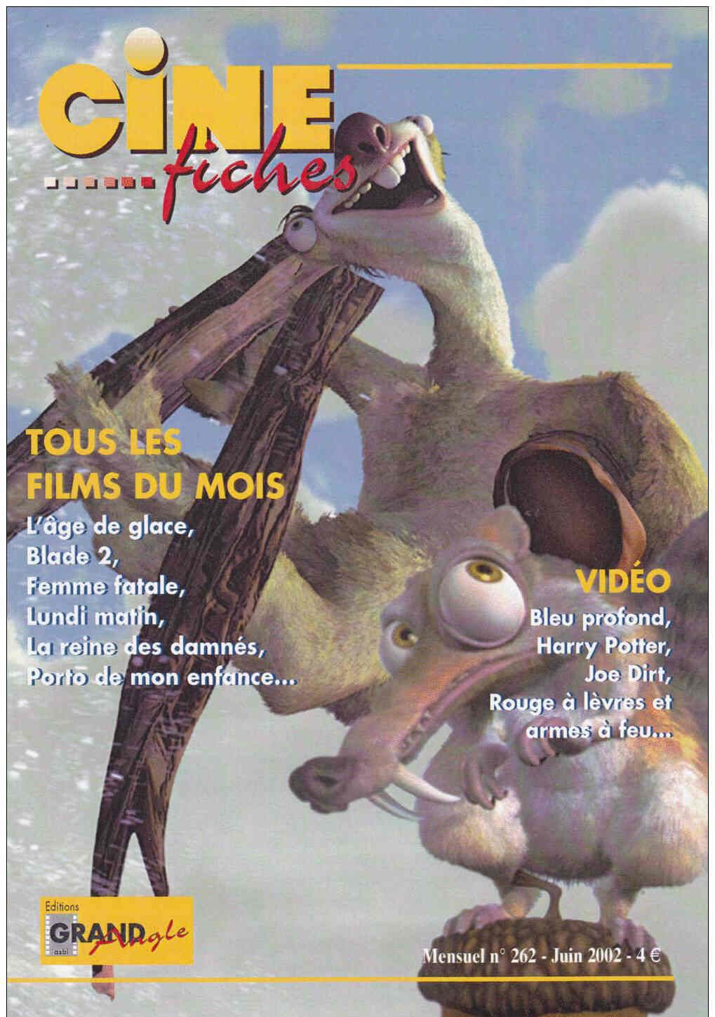 CINE-FICHES DE GRAND ANGLE | LES magazine side cover Issue 262 June 2002