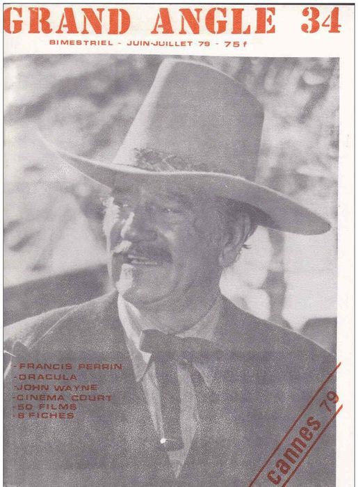 CINE-FICHES DE GRAND ANGLE | LES magazine side cover Issue 34 June/July 1979