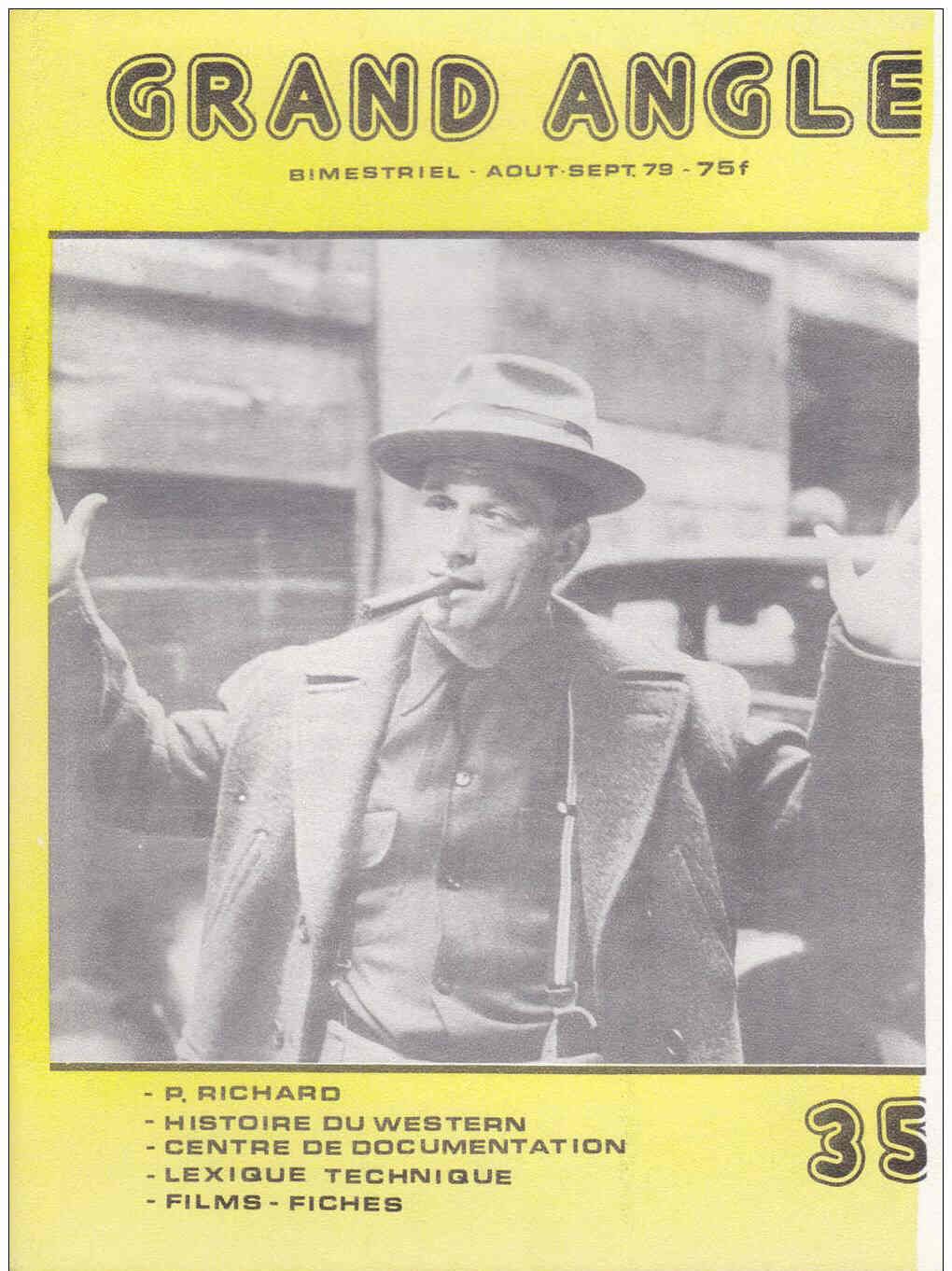 CINE-FICHES DE GRAND ANGLE | LES magazine side cover Issue 35 August/September 1979