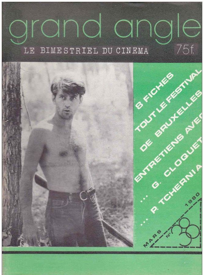 CINE-FICHES DE GRAND ANGLE | LES magazine side cover Issue 38 March 1980