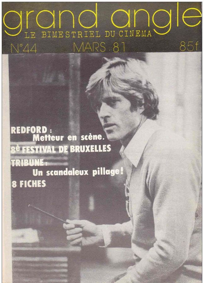 CINE-FICHES DE GRAND ANGLE | LES magazine side cover Issue 44 March 1981