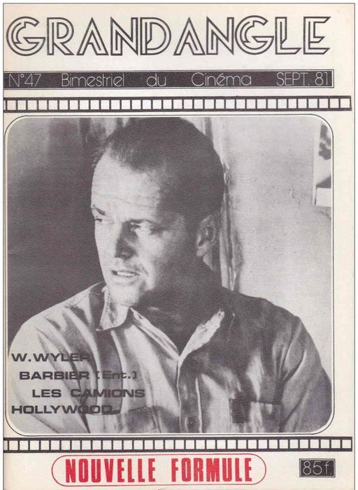 CINE-FICHES DE GRAND ANGLE | LES magazine side cover Issue 47 September 1981