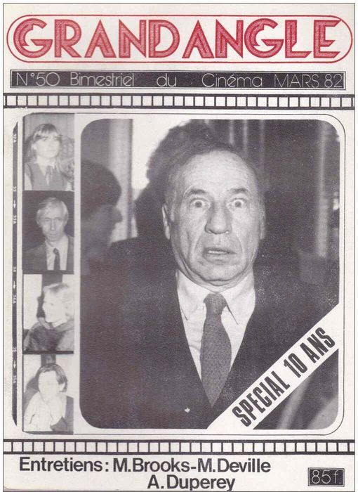 CINE-FICHES DE GRAND ANGLE | LES magazine side cover Issue 50 March 1982