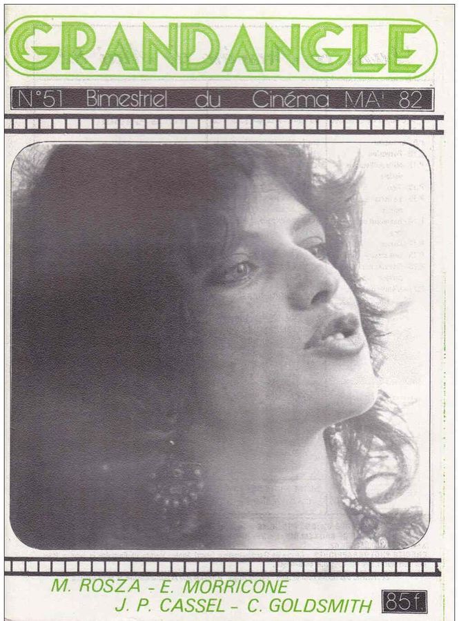 CINE-FICHES DE GRAND ANGLE | LES magazine side cover Issue 51 May 1982