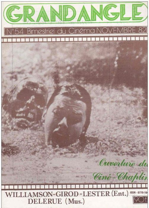 CINE-FICHES DE GRAND ANGLE | LES magazine side cover Issue 54 November 1982