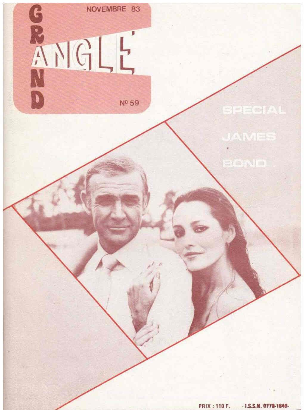 CINE-FICHES DE GRAND ANGLE | LES magazine side cover Issue 59 November 1983
