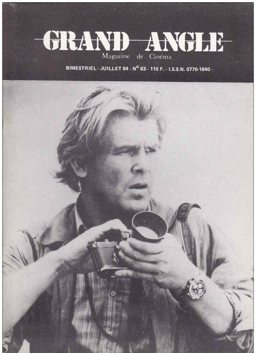 CINE-FICHES DE GRAND ANGLE | LES magazine side cover Issue 63 July 1984