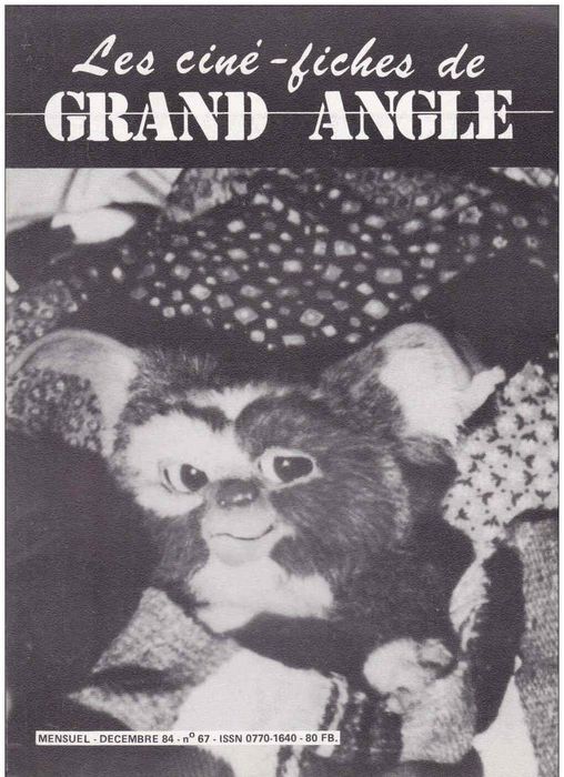 CINE-FICHES DE GRAND ANGLE | LES magazine side cover Issue 67 December 1984
