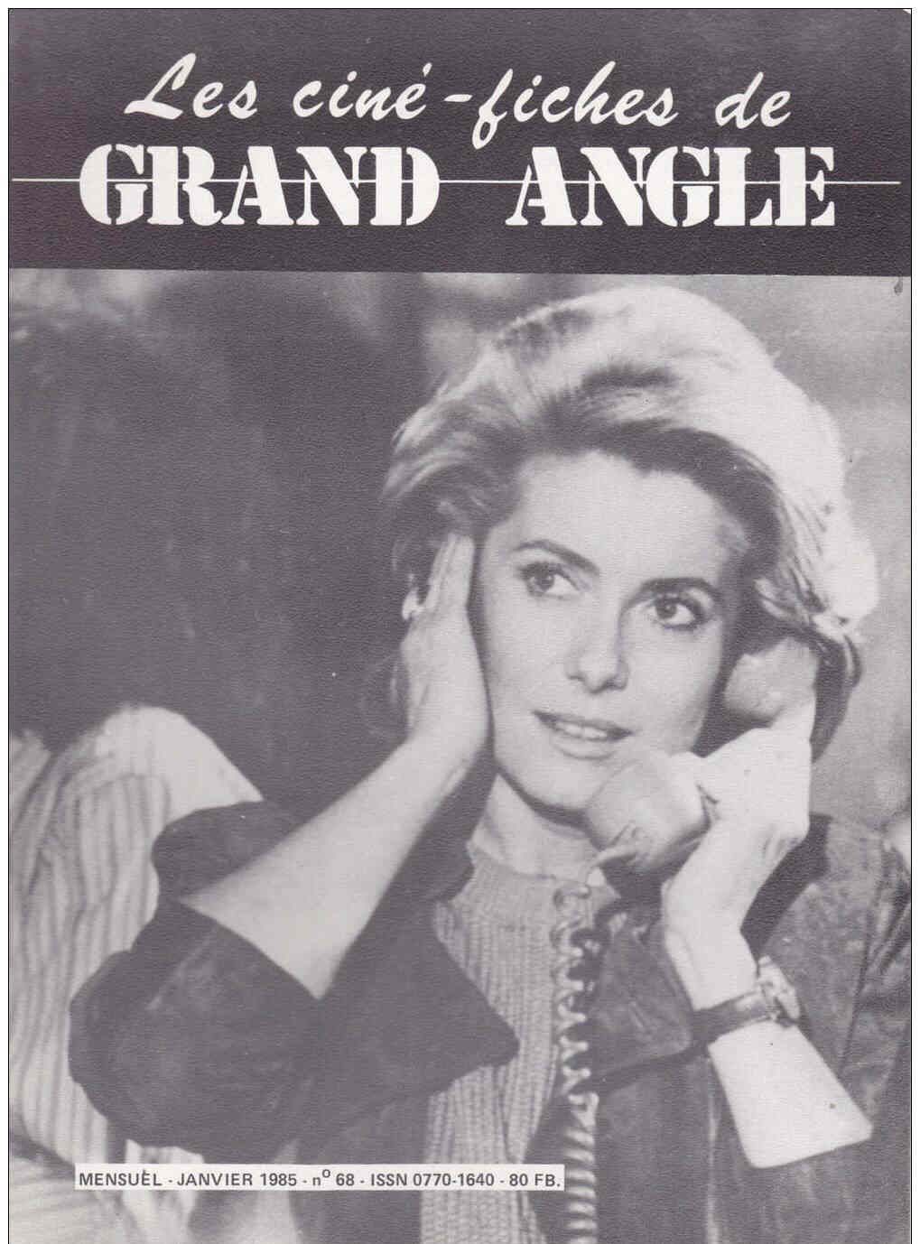 CINE-FICHES DE GRAND ANGLE | LES magazine side cover Issue 68 January 1985