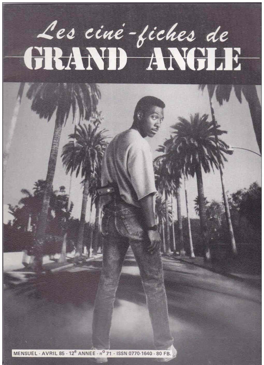 CINE-FICHES DE GRAND ANGLE | LES magazine side cover Issue 71 April 1985