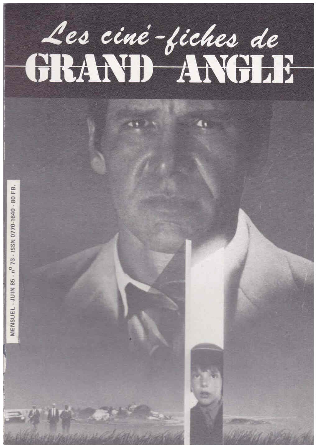 CINE-FICHES DE GRAND ANGLE | LES magazine side cover Issue 73 June 1985