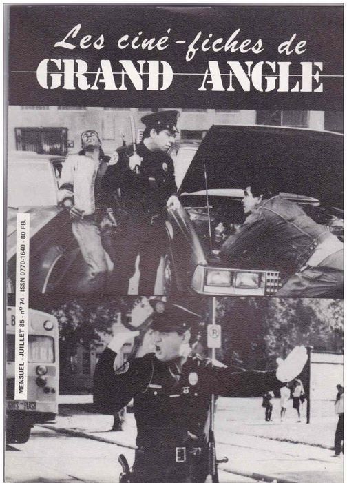 CINE-FICHES DE GRAND ANGLE | LES magazine side cover Issue 74 July 1985