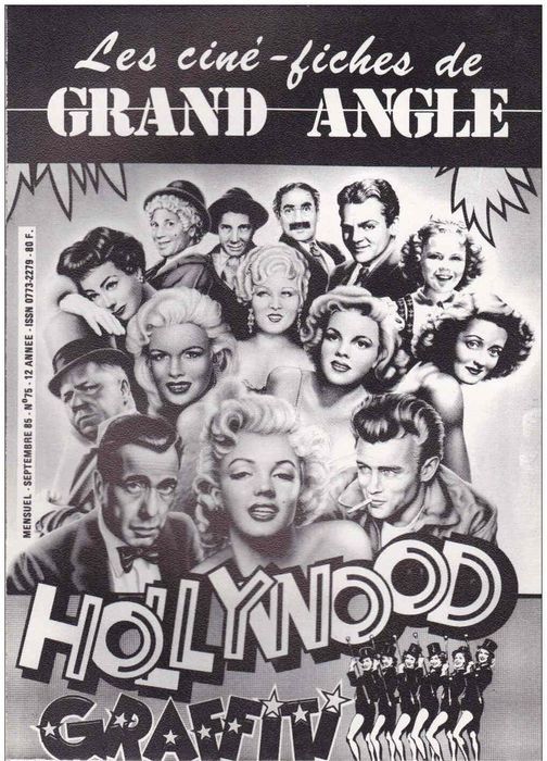 CINE-FICHES DE GRAND ANGLE | LES magazine side cover Issue 75 September 1985