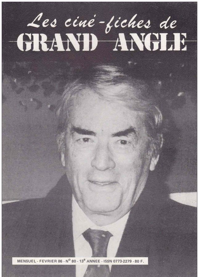 CINE-FICHES DE GRAND ANGLE | LES magazine side cover Issue 80 February 1986