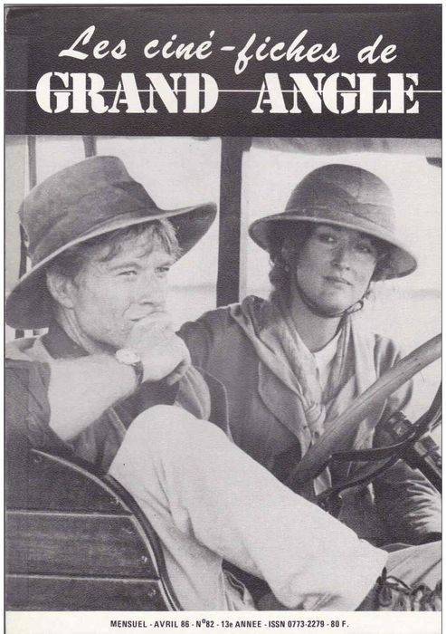 CINE-FICHES DE GRAND ANGLE | LES magazine side cover Issue 82 April 1986