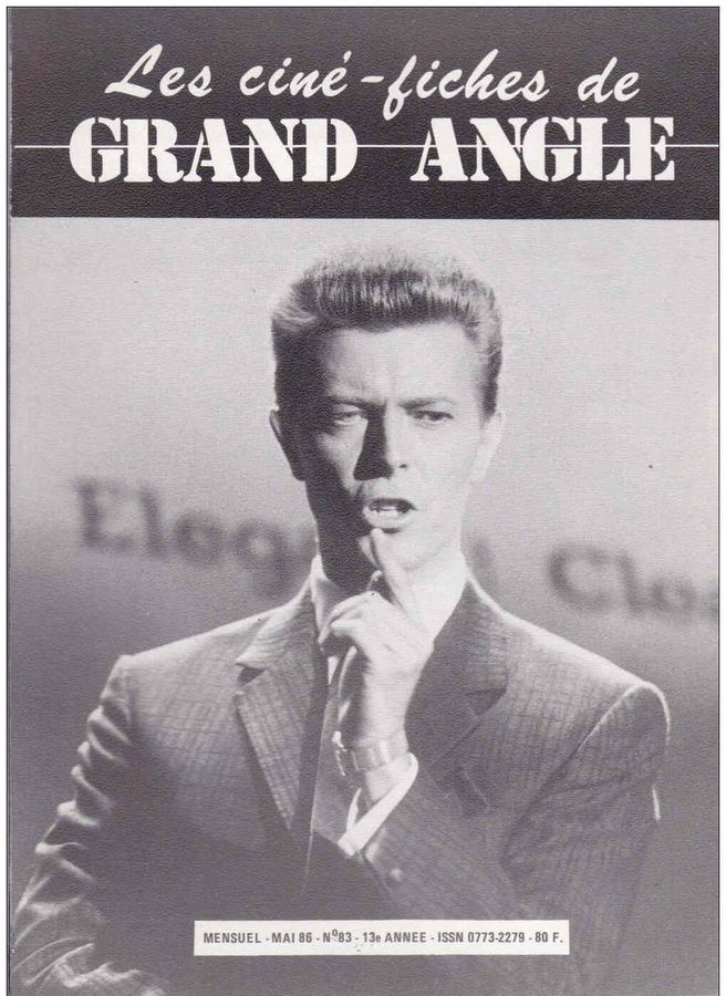 CINE-FICHES DE GRAND ANGLE | LES magazine side cover Issue 83 May 1986