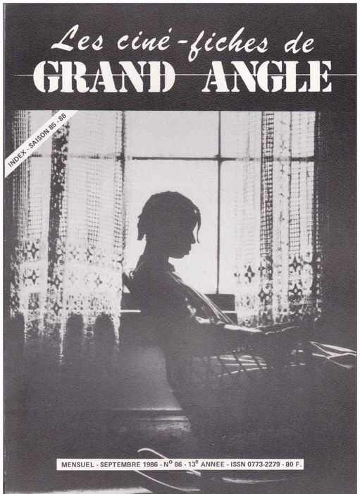 CINE-FICHES DE GRAND ANGLE | LES magazine side cover Issue 86 September 1986