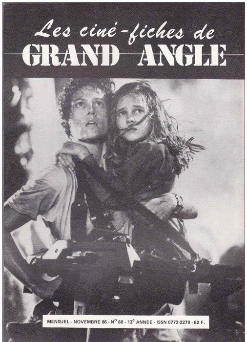 CINE-FICHES DE GRAND ANGLE | LES magazine side cover Issue 88 November 1986