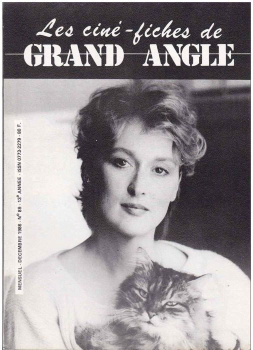 CINE-FICHES DE GRAND ANGLE | LES magazine side cover Issue 89 December 1986