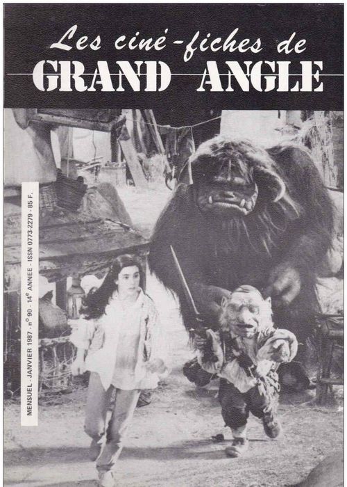 CINE-FICHES DE GRAND ANGLE | LES magazine side cover Issue 90 January 1987