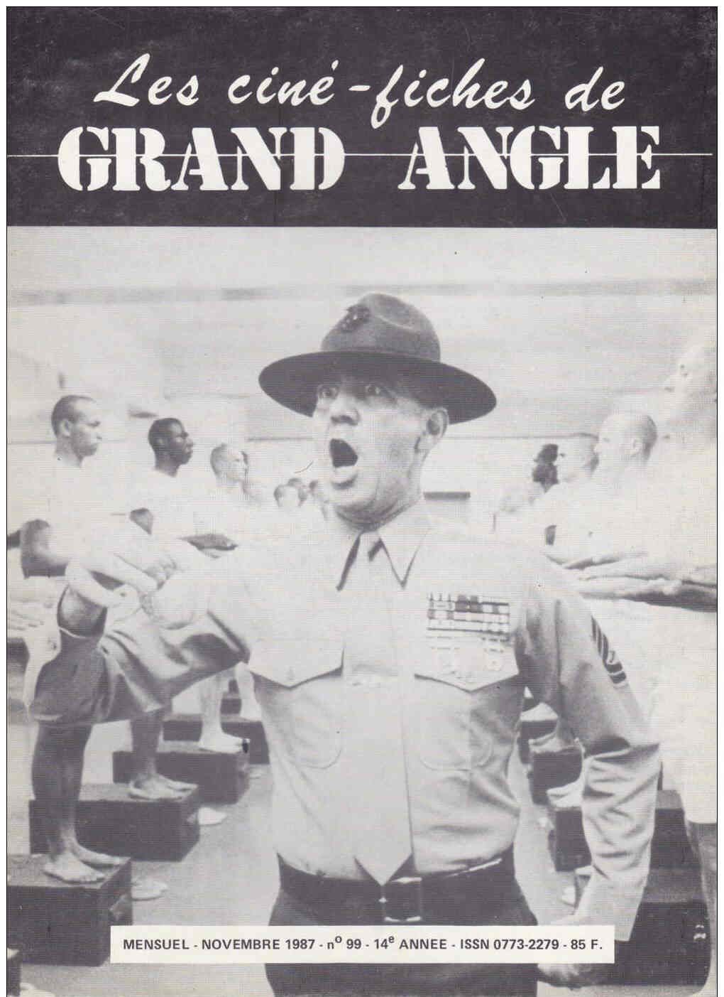 CINE-FICHES DE GRAND ANGLE | LES magazine side cover Issue 99 November 1987