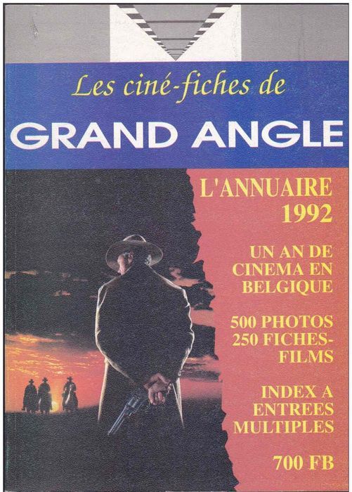 CINE-FICHES DE GRAND ANGLE ANNUAIRE | LES magazine side cover Issue 1  1992
