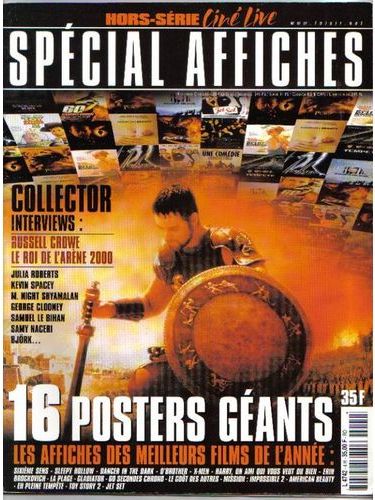 CINE LIVE magazine side cover  Special # 4  2000